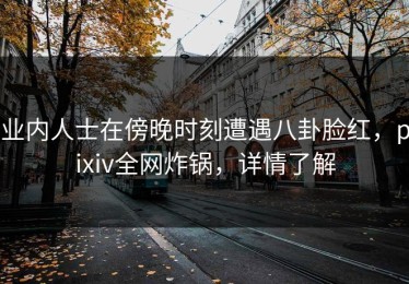 业内人士在傍晚时刻遭遇八卦脸红，pixiv全网炸锅，详情了解