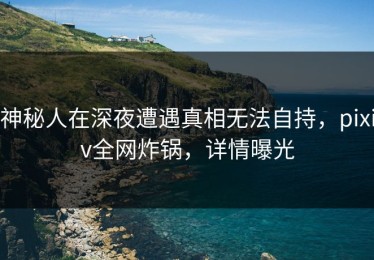 神秘人在深夜遭遇真相无法自持，pixiv全网炸锅，详情曝光
